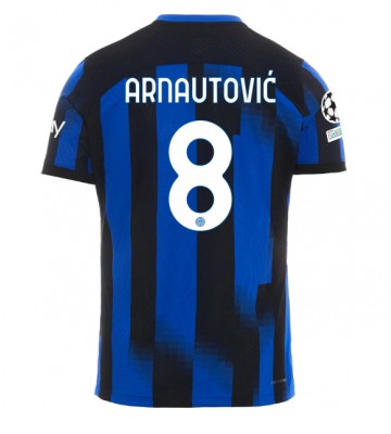 Inter Milan Marko Arnautovic #8 Primera Equipación 2023-24 Manga Corta